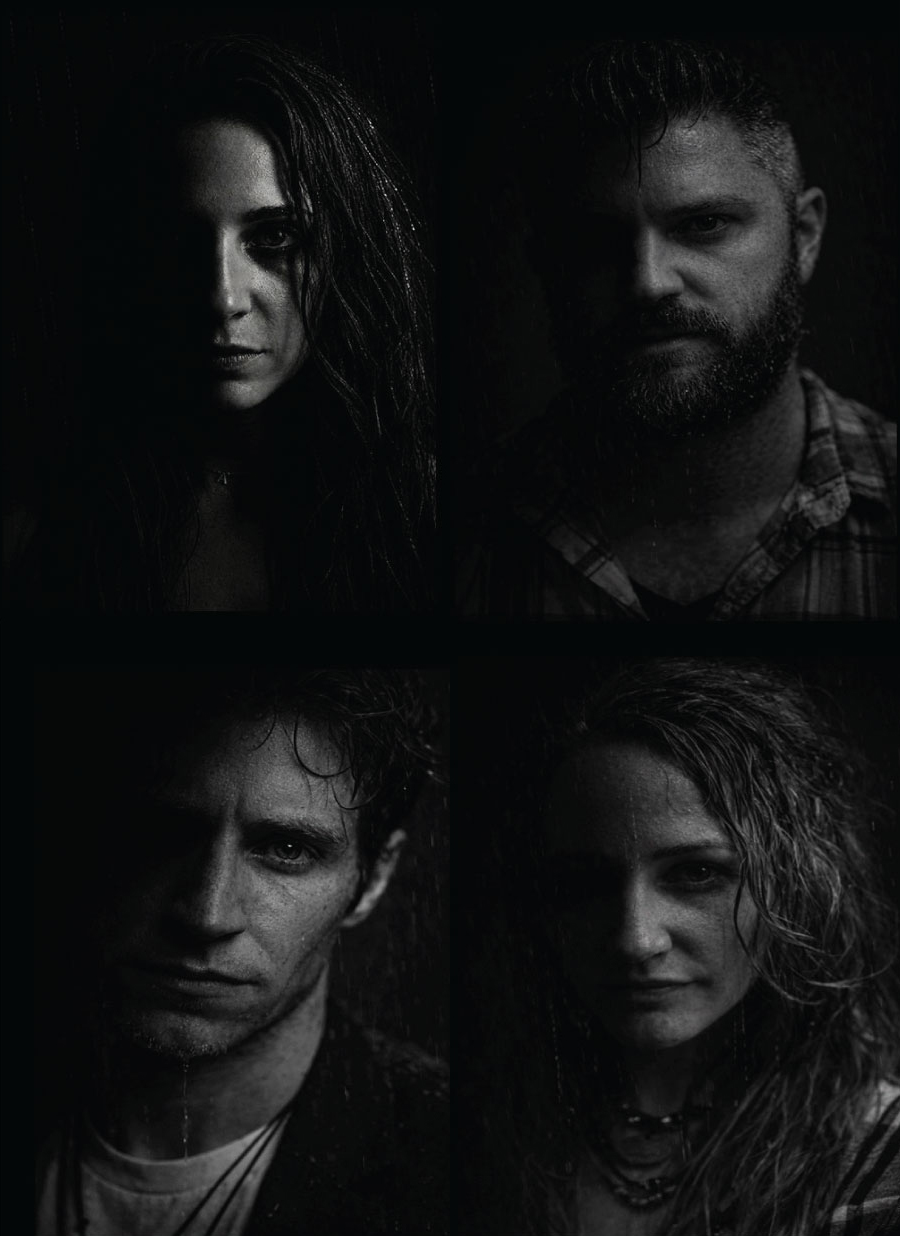 The cast of the horror movie, 'The Shine is Dead'